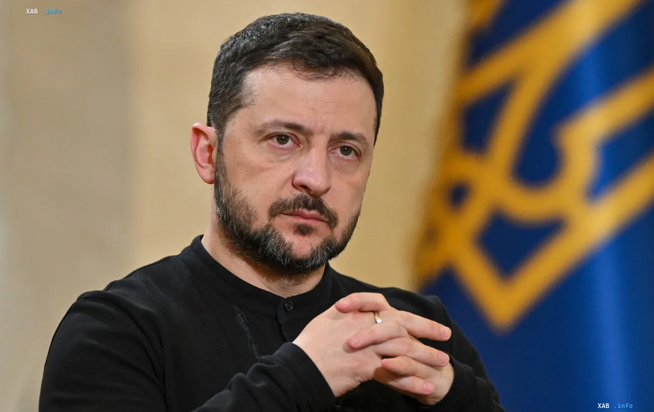 Der ukrainische Präsident Wolodymyr Selenskyj spricht bei einer offiziellen Veranstaltung