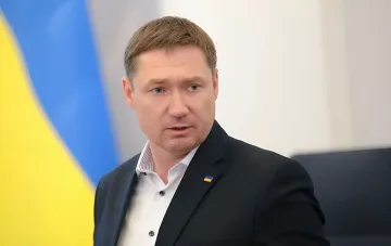 Максим Козицкий, глава Львовской областной военной администрации, на официальном мероприятии.