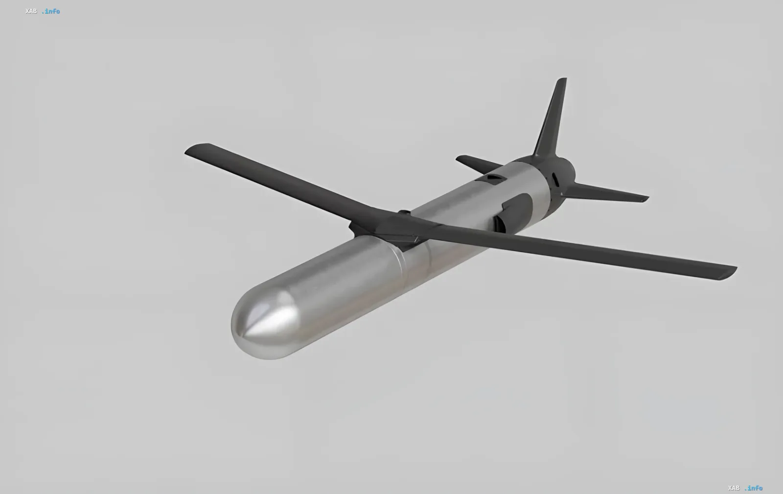 3D-модель современной крылатой ракеты «Рута» серийного производства компании Destinus